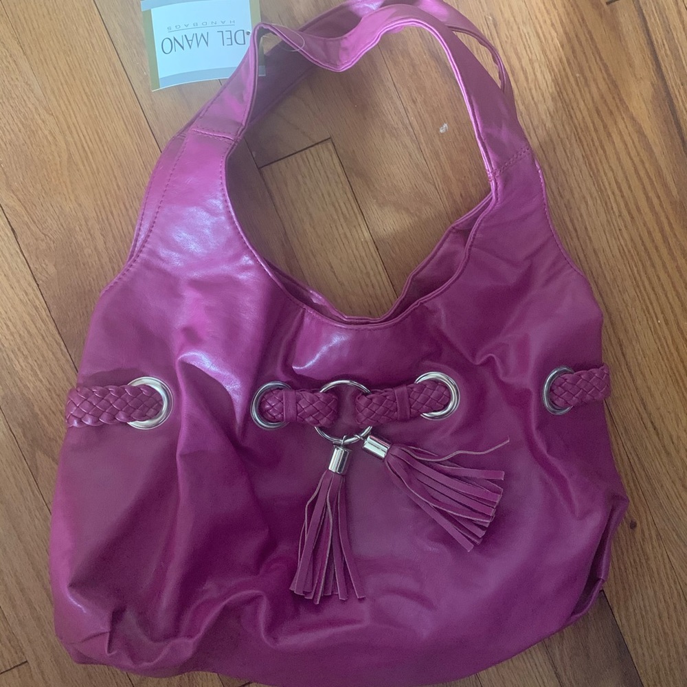 Del Mano new with tags pink purse handbag